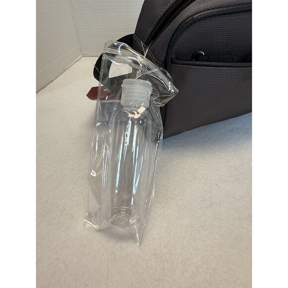 PERRY ELLIS PORTFOLIO Men's Grey  Travel Kit With Non Skid Bottle &  Handle New - Picture 9 of 16